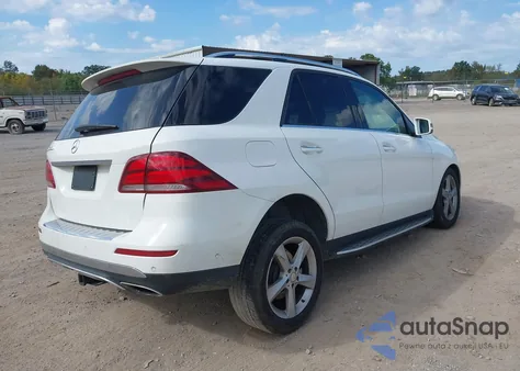 2016 Mercedes-Benz Gle 350 z USA, uszkodzony, nr VIN 4JGDA5JB2GA619646